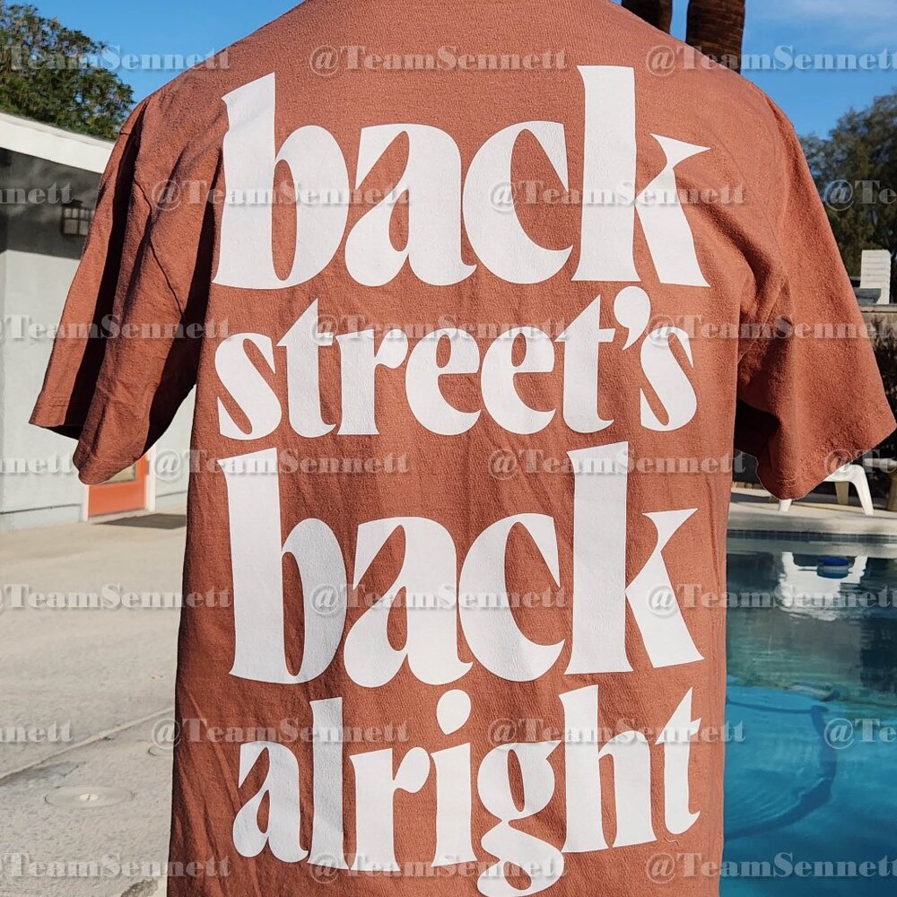 SALE - 2026 Backstreet Boys Orange Sphere Shirt // Into the Millennium Las Vegas - Picture 2 of 5